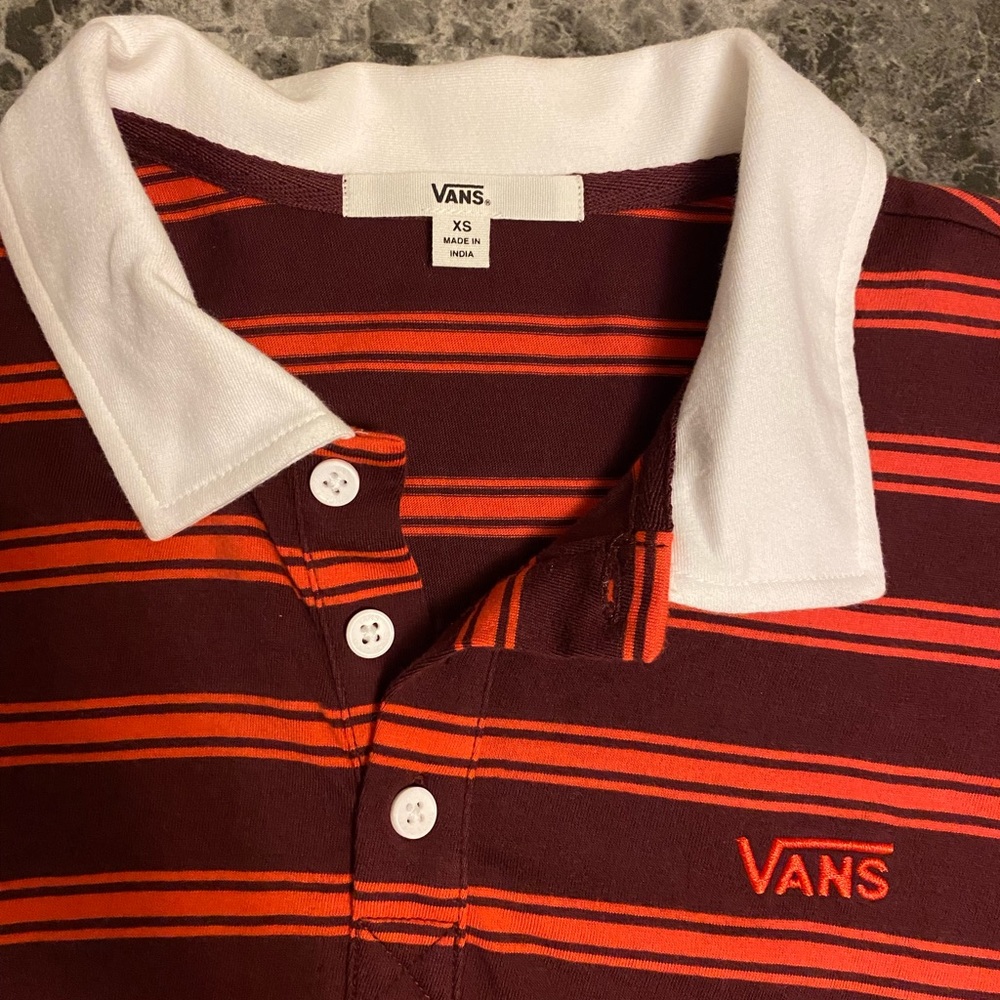 XS Striped Polo Vans Dress